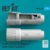 RESKIT RSU72-0223 F-4 (E, J, EJ, F, G, S) Phantom II exhaust nozzles for Finemolds kit (3D Printed) (1/72)